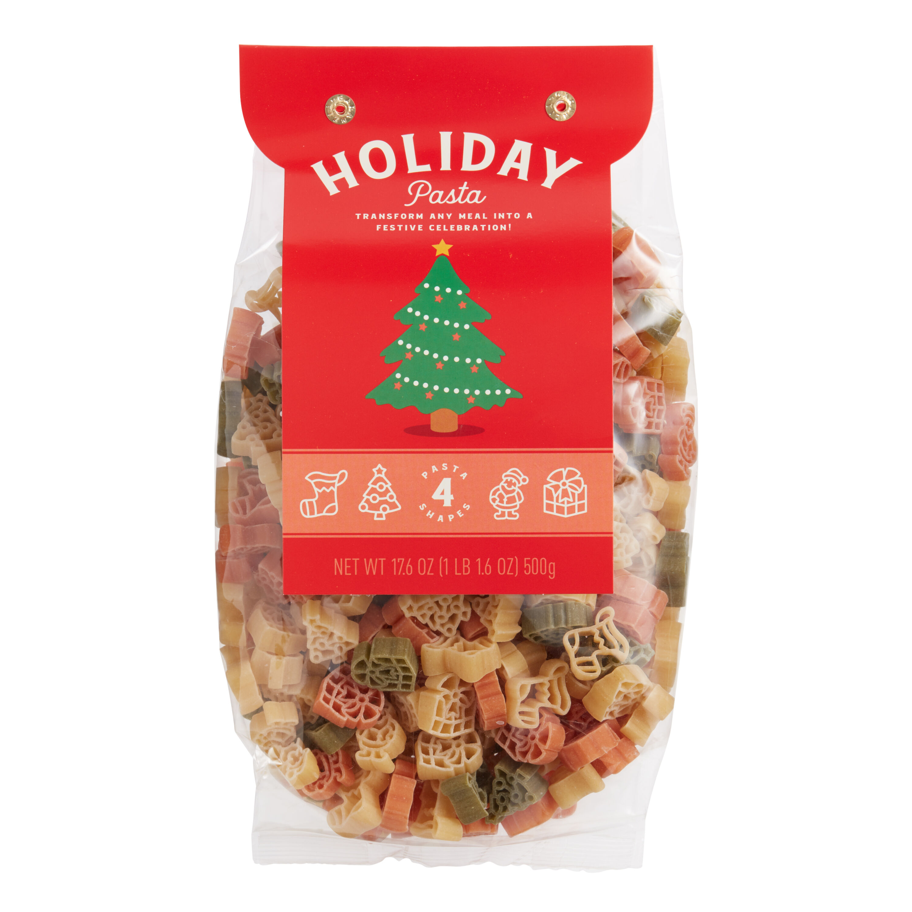 Christmas shaped pasta 2025
