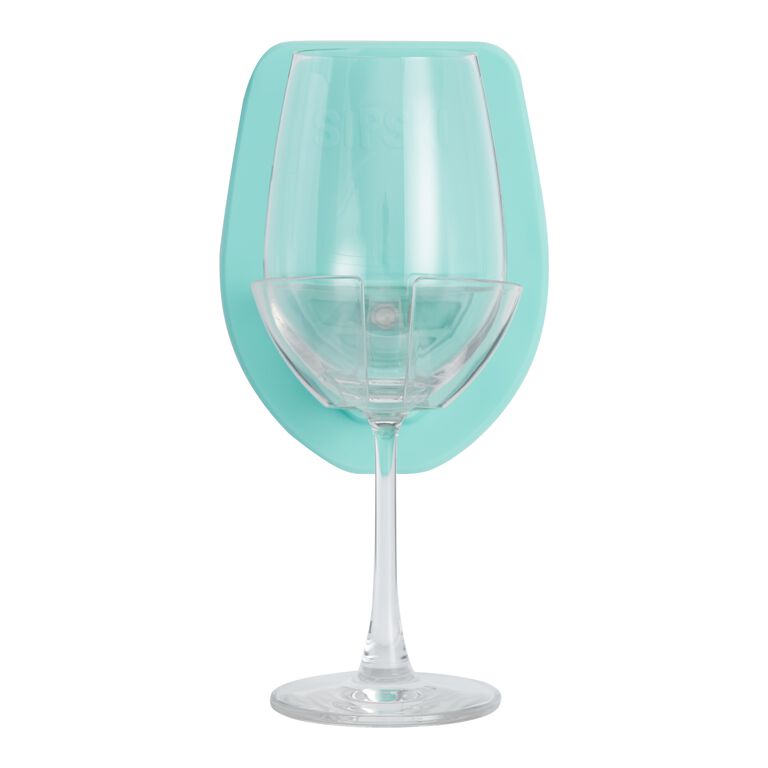 Sipski Silicone Shower Wine Glass Holder - World Market