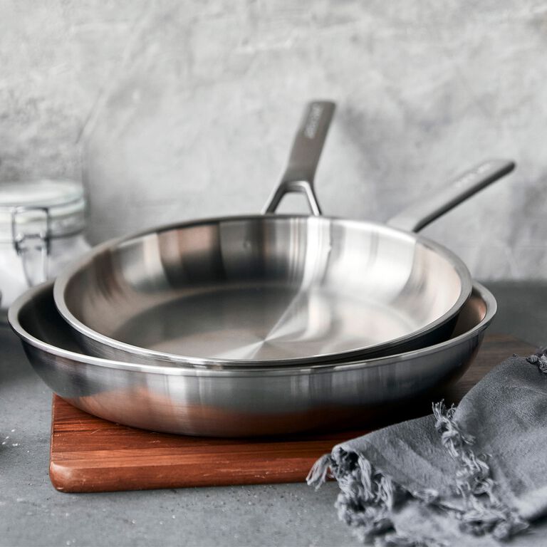 Merten & Storck Tri Ply Stainless Steel Saute Pan with Lid - World Market