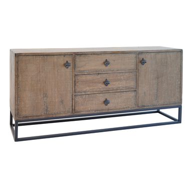 Durkee Reclaimed Wood And Metal Storage Cabinet With Drawers Durkee Reclaimed Wood And Metal Storage Cabinet With Drawers