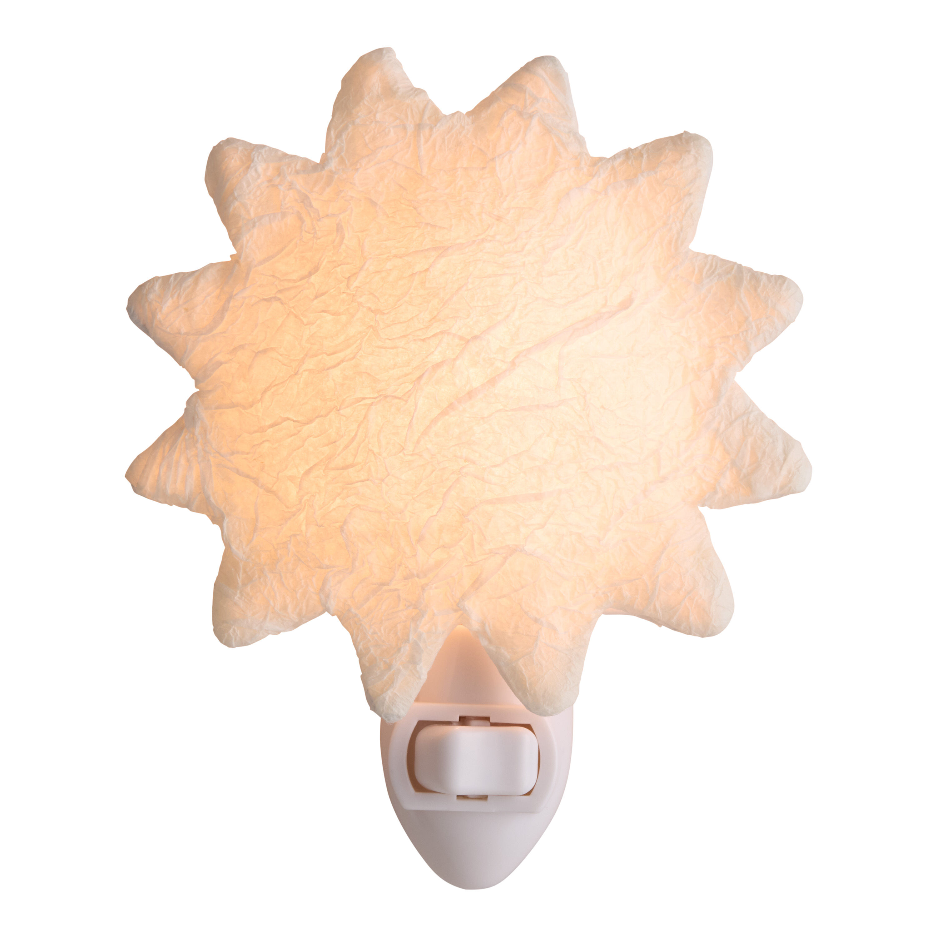 White Paper Mache Sun Figural Night Light World Market