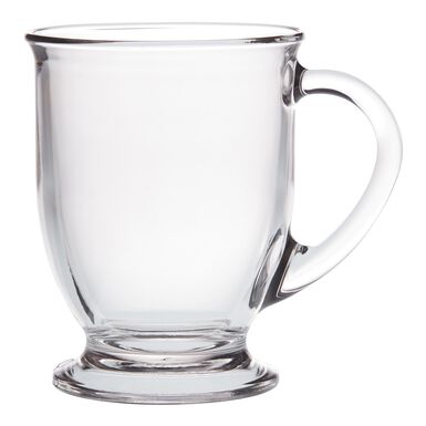 Cafe Glass Mug Set Of 2 Cafe Glass Mug Set Of 2