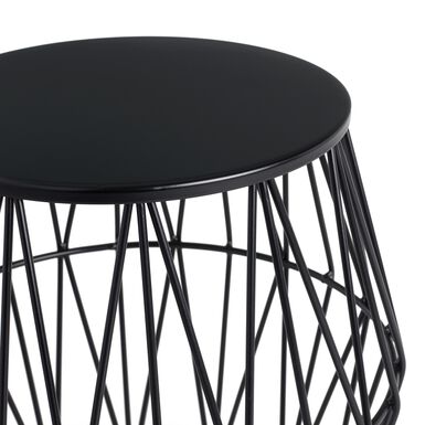 Octavia Faceted Metal Outdoor Accent Stool Octavia Faceted Metal Outdoor Accent Stool