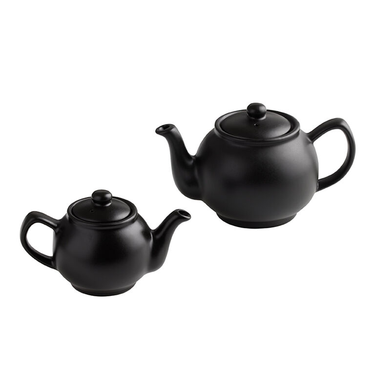 Price & Kensington Matt Black 6 Cup Teapot