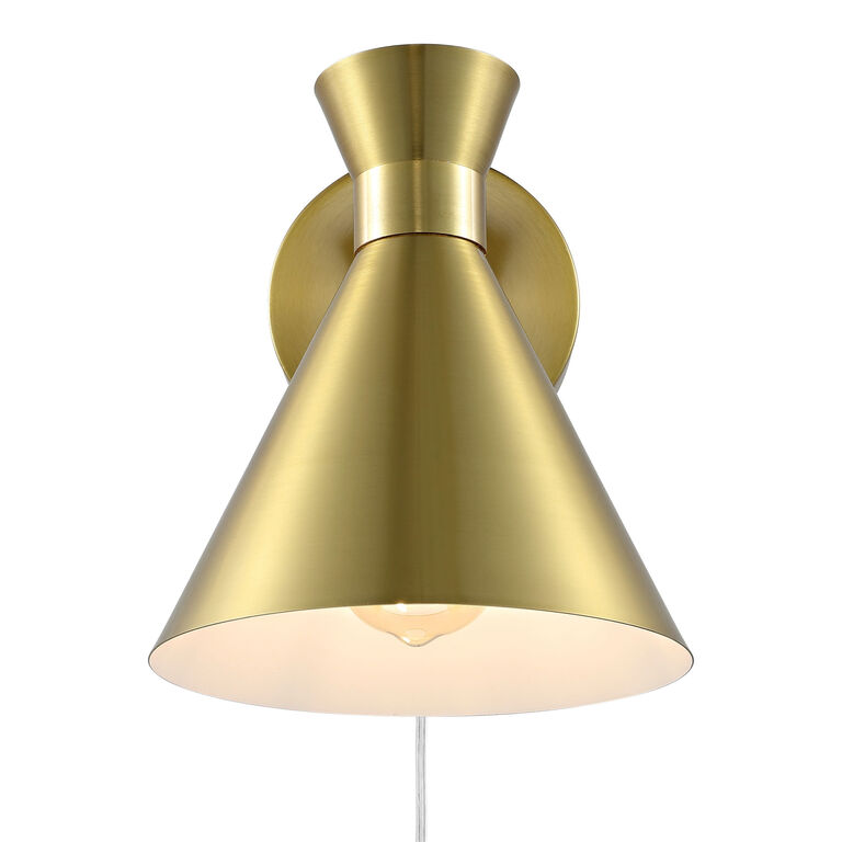 Victoire Metal Double Cone Wall Sconce image number 4