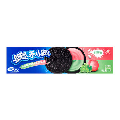 Oreo Grape and Peach Oolong Fusion Sandwich Cookies Oreo Grape and Peach Oolong Fusion Sandwich Cookies