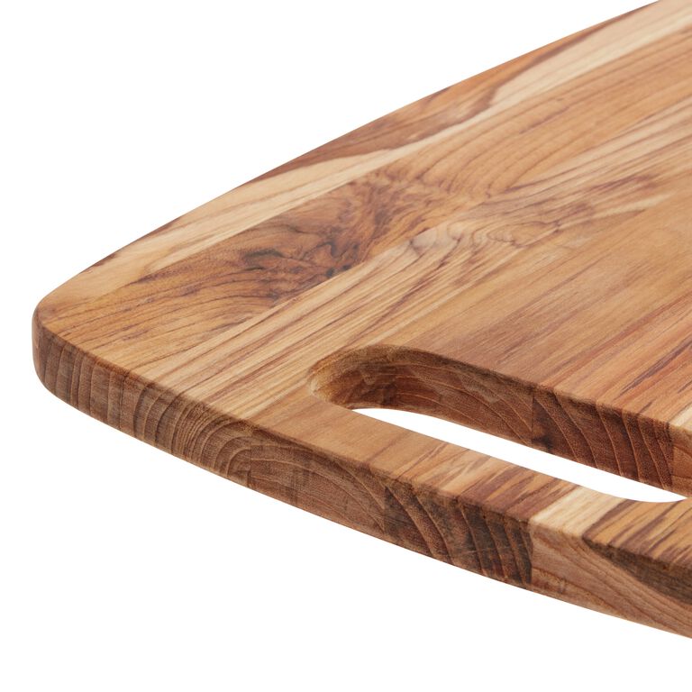 Teakhaus Large Edge Grain Wood Reversible Cutting Board by World Market