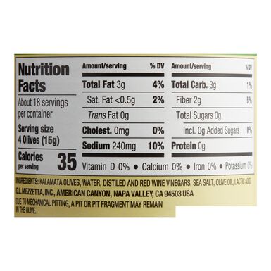 Mezzetta Pitted Kalamata Olives Mezzetta Pitted Kalamata Olives