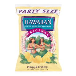 Hawaiian Original Kettle Style Potato Chips Party Size