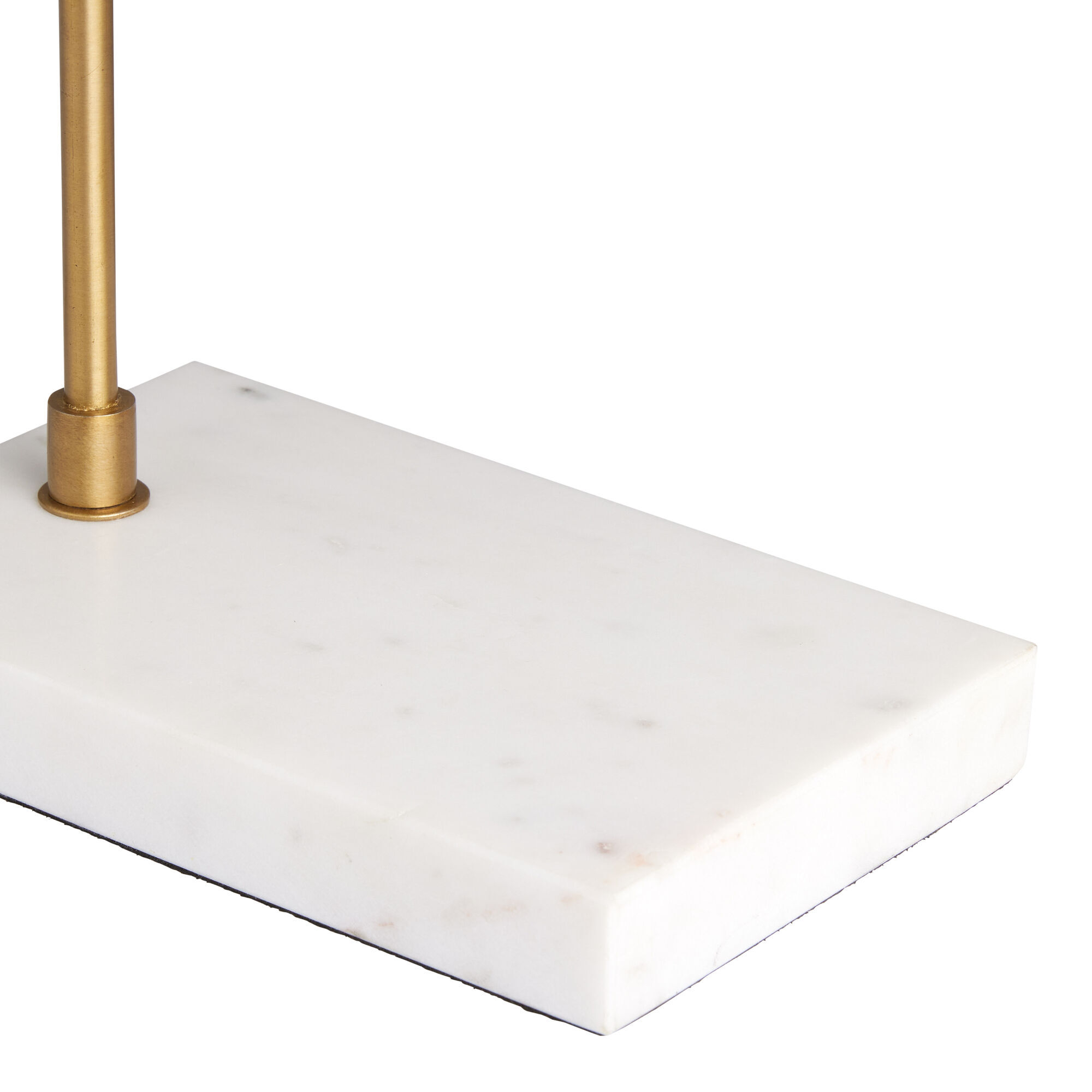 Posie Marble and Antique Brass Metal Empire Shade Table Lamp image number 3