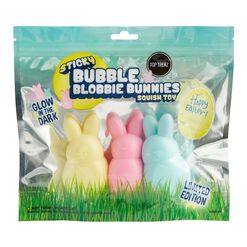 Sticky Bubble Blobbie Bunnies Squishy Toy 3 Pack