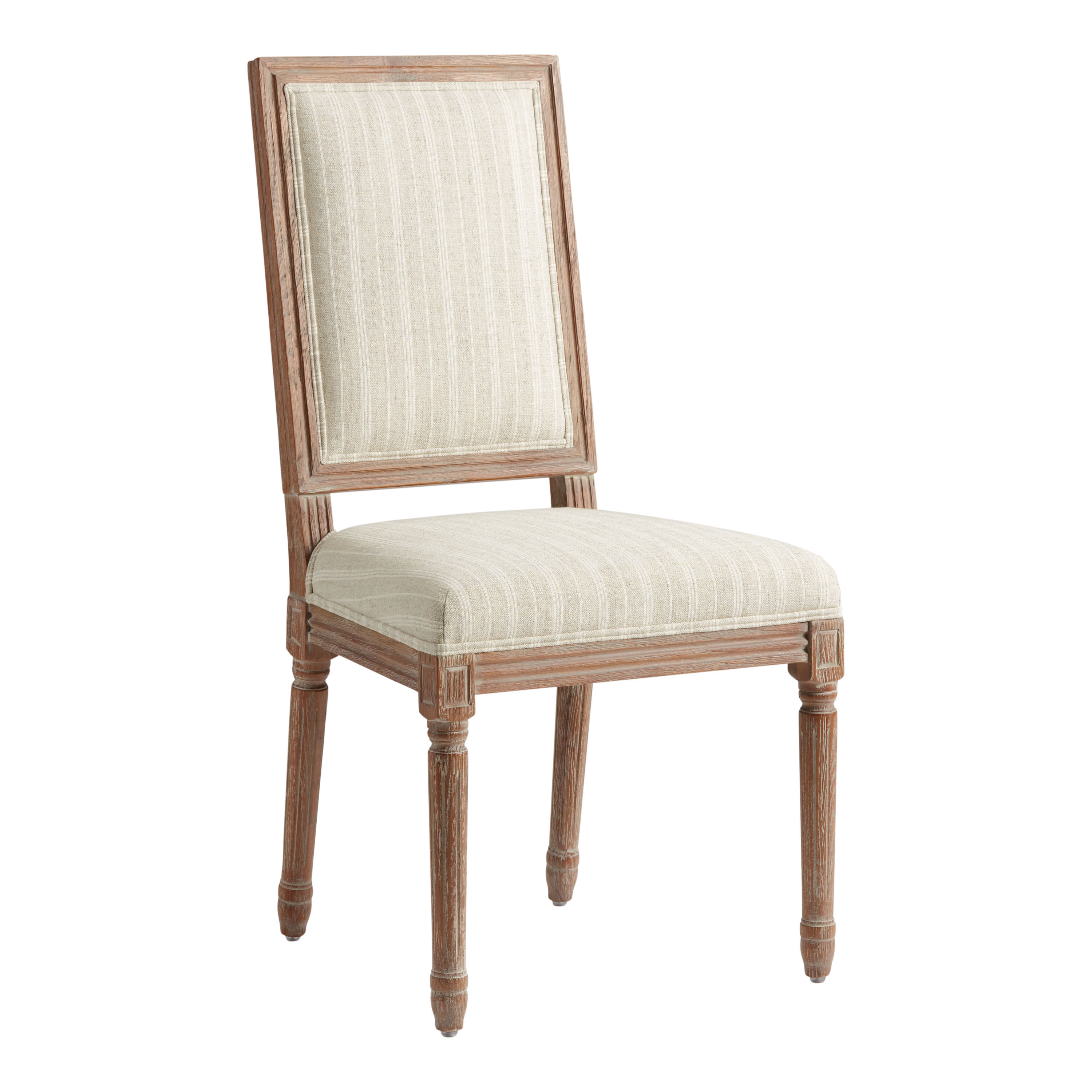 Paige Print Square Back Upholstered Dining Chair Set Of 2 World Market