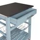 Grover Wood And Stainless Steel Kitchen Cart image number 5