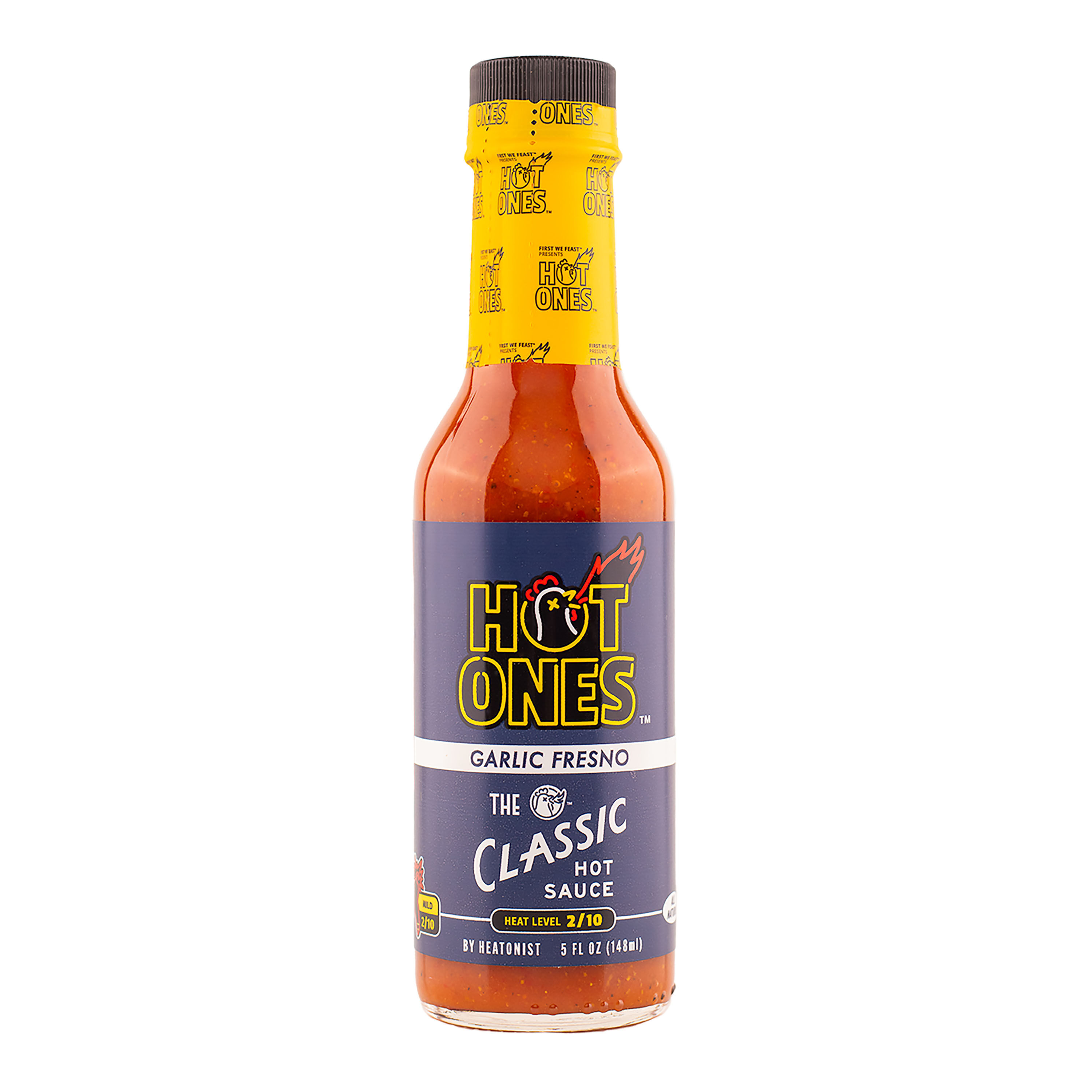 Heatonist Hot Ones The Classic Garlic Fresno Hot Sauce