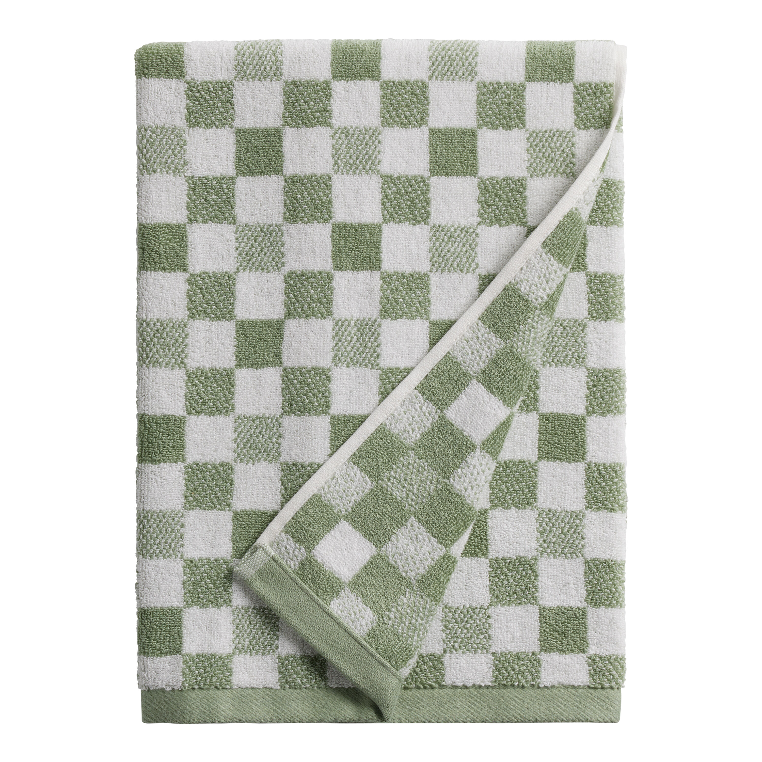 Checkered bath towels outlet