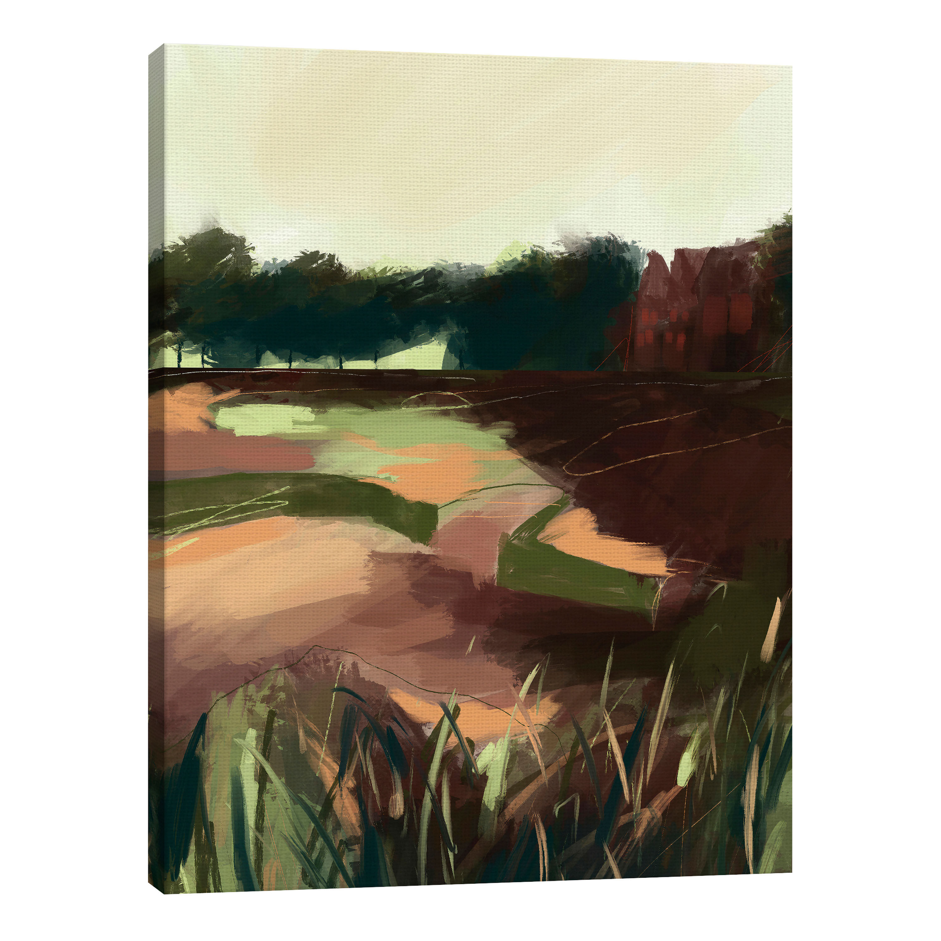 Manor House By Luana Asiata Canvas Wall Art image number 2