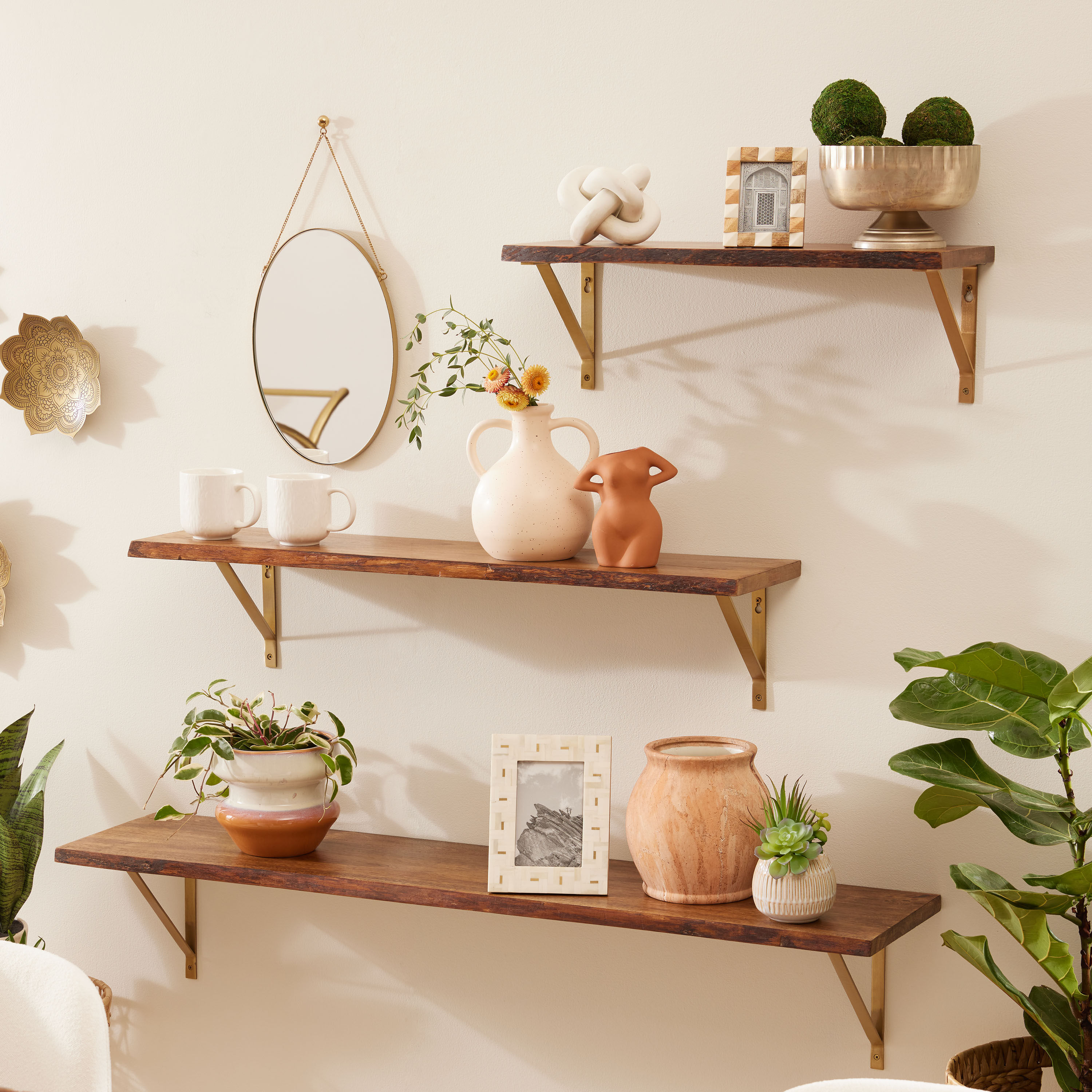 World market best sale shelves wood