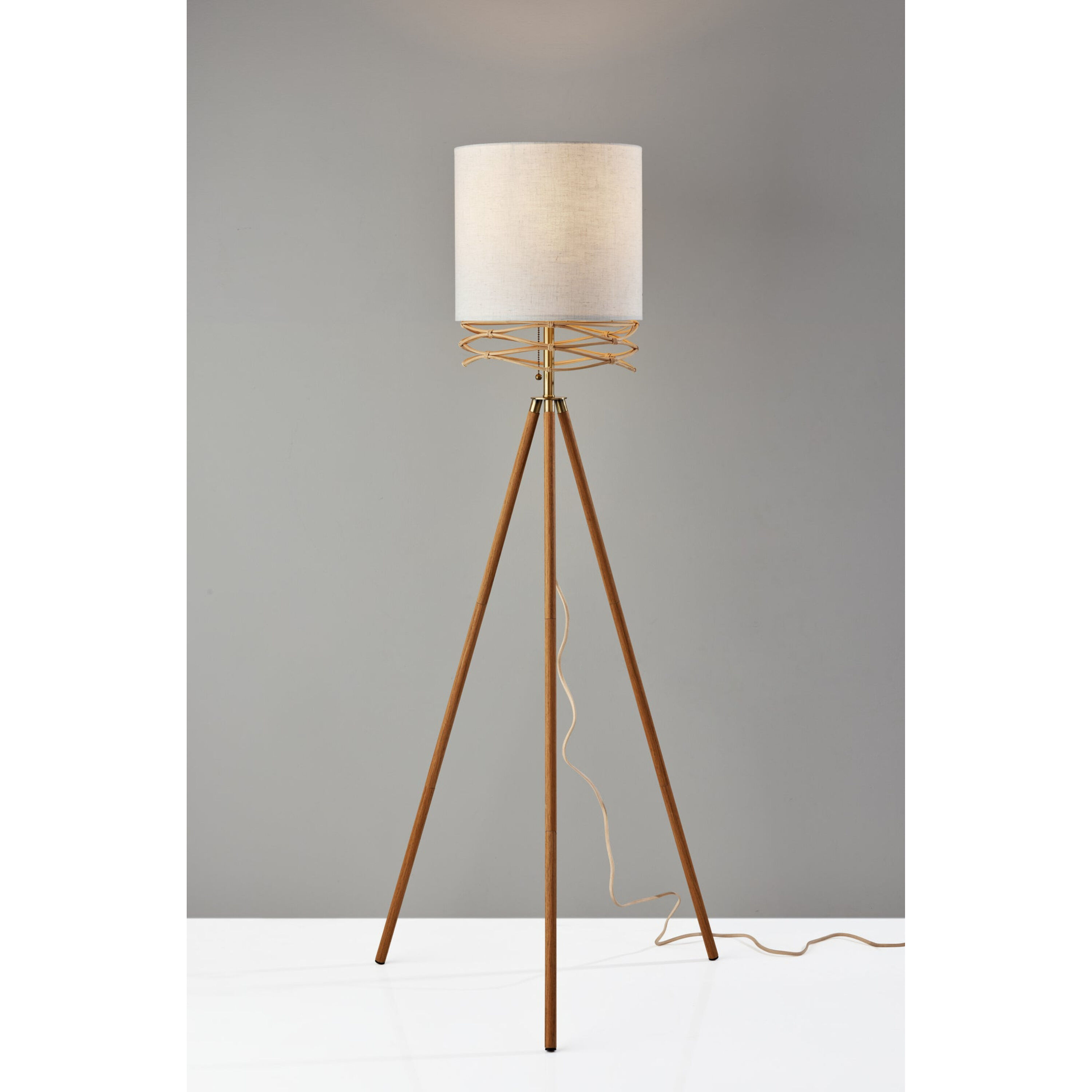 World market store tripod lamp