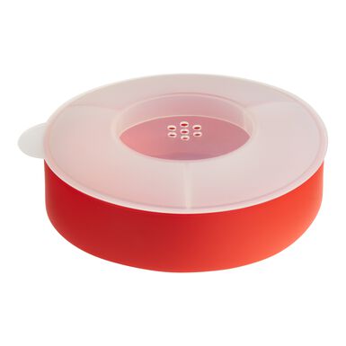 W&P Red Silicone Personal Microwave Popcorn Popper W&P Red Silicone Personal Microwave Popcorn Popper