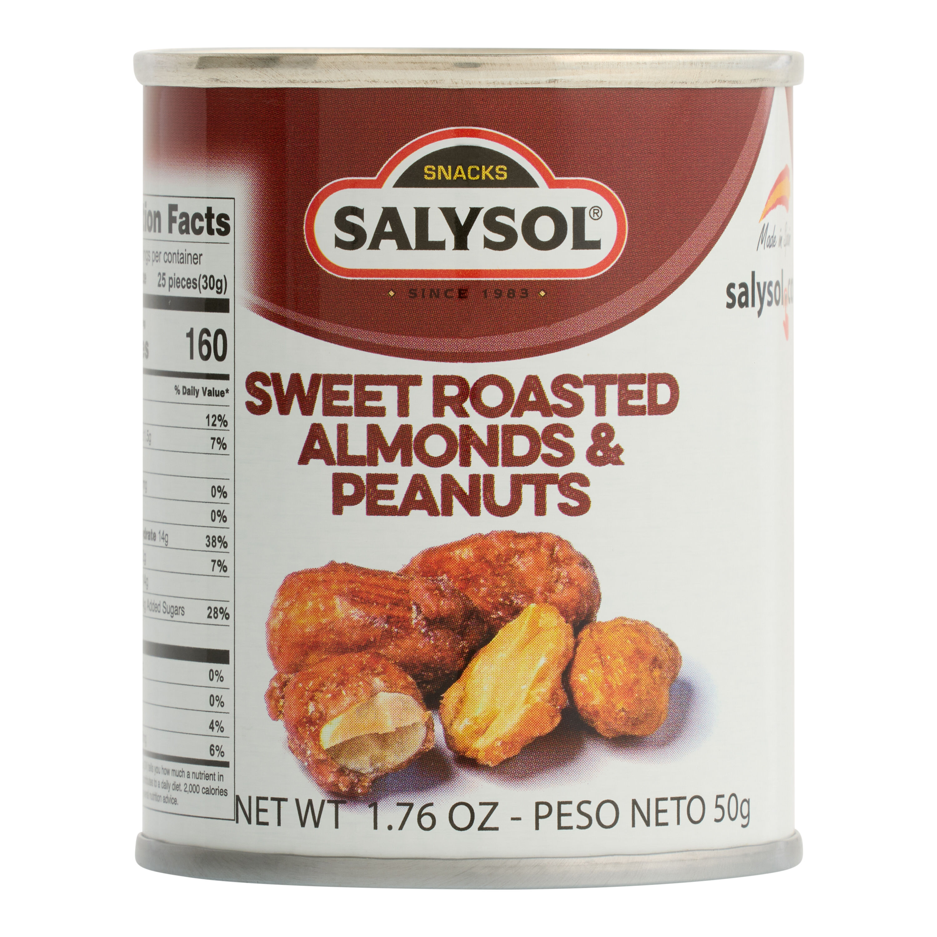 Salysol Sweet Roasted Almonds and Peanuts Snack Size image number 0