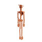 CRAFT Los Muertos Terracotta Skeleton Hanging Decor image number 0