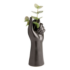 Ceramic Hand Figural Vase