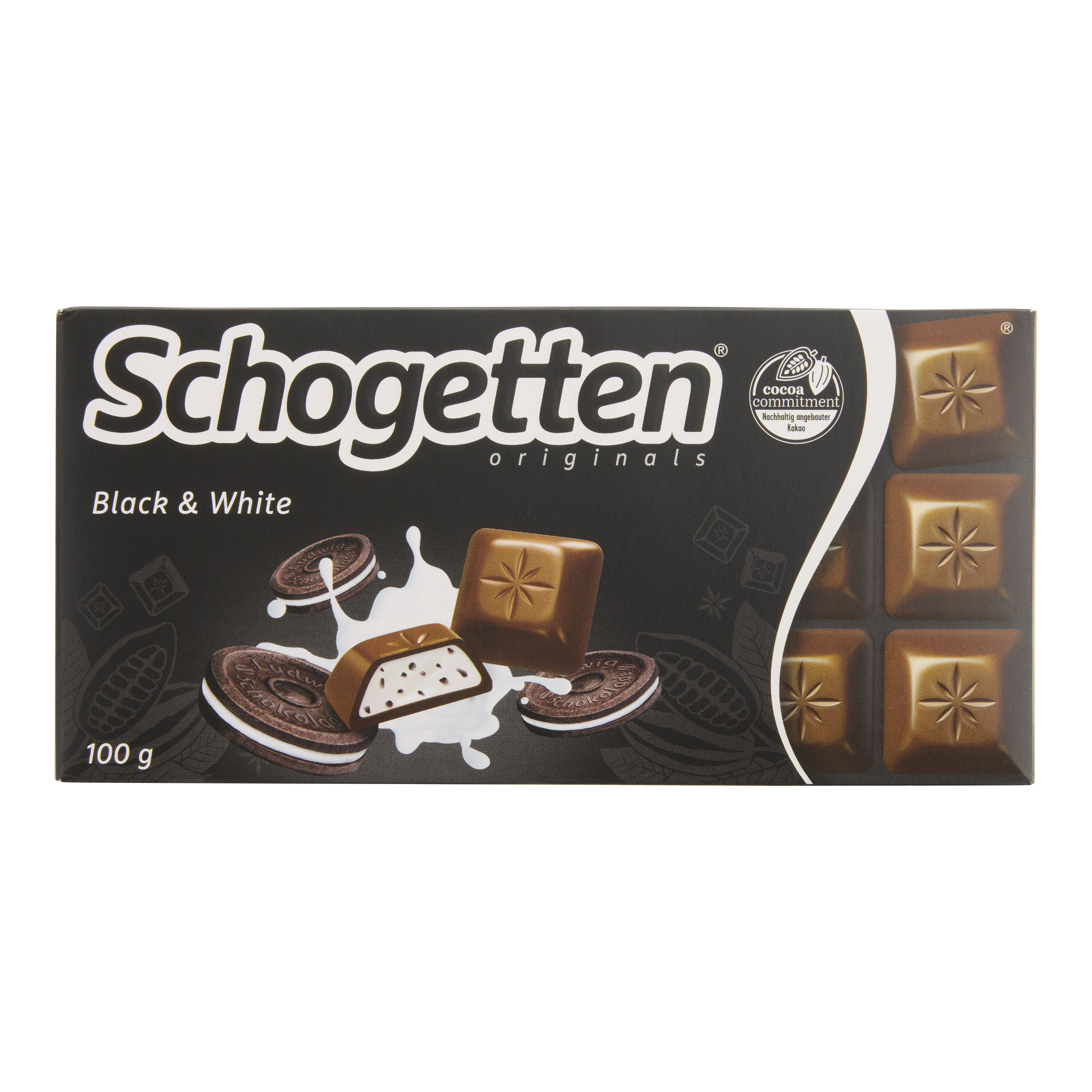 Schogetten Black & White Milk Chocolate Bar