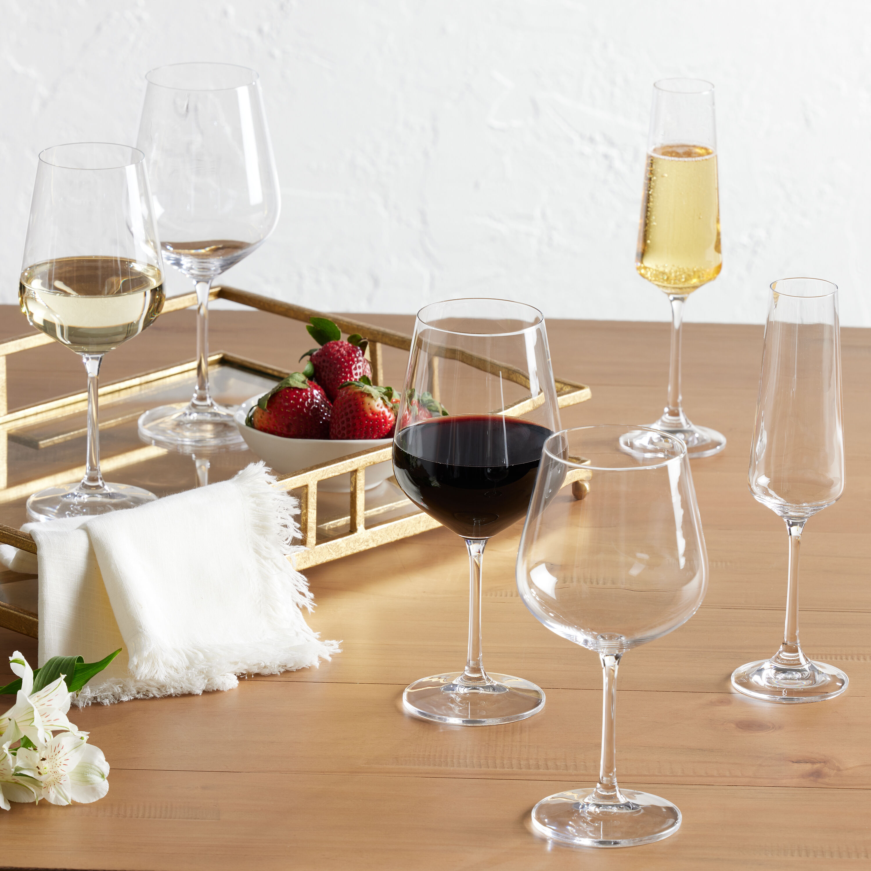 Theo Crystal Champagne Flute World Market