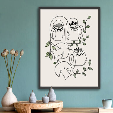 Eternity by Shatha Al Dafai Framed Wall Art Eternity by Shatha Al Dafai Framed Wall Art