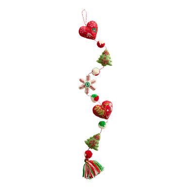 Wool Holiday Icon Hanging Decor Wool Holiday Icon Hanging Decor