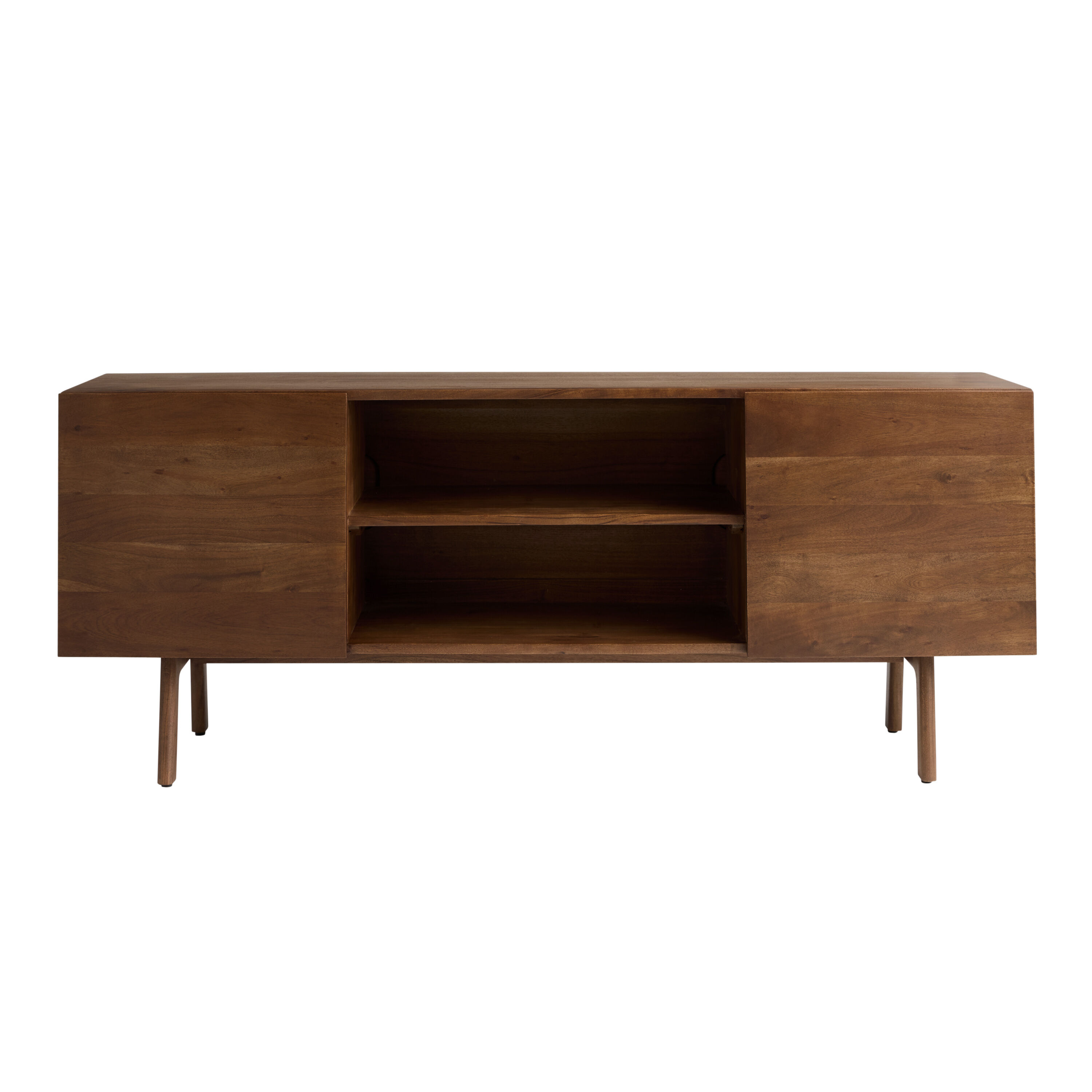 Dane Acacia Wood Mid Century Modular Media Stand 60 Inch image number 2
