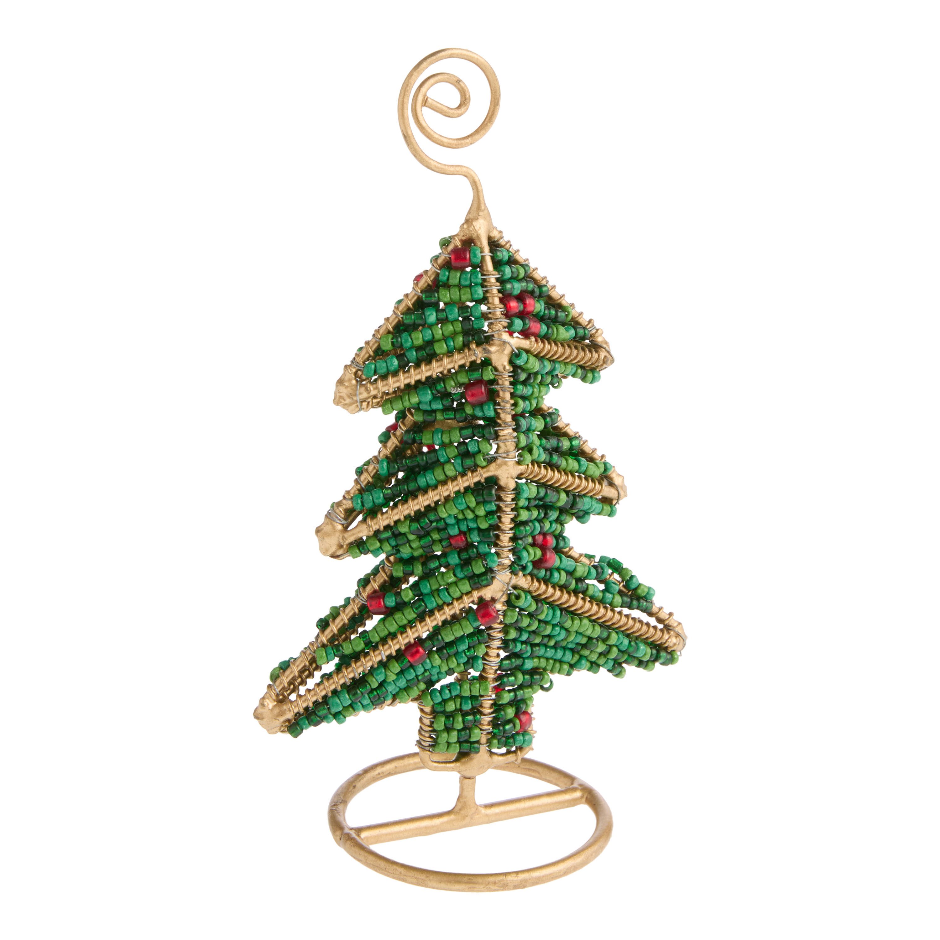Christmas Tree Beaded Table Accessory Collection image number 1