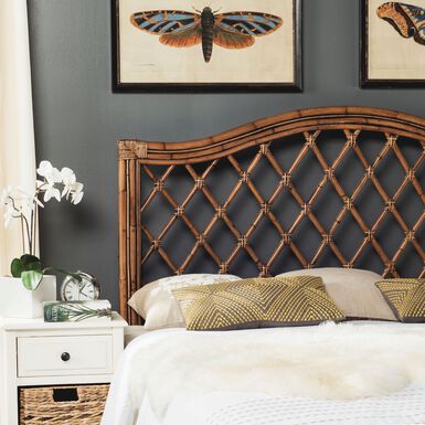Capitola Wicker And Rattan Diamond Queen Headboard Capitola Wicker And Rattan Diamond Queen Headboard