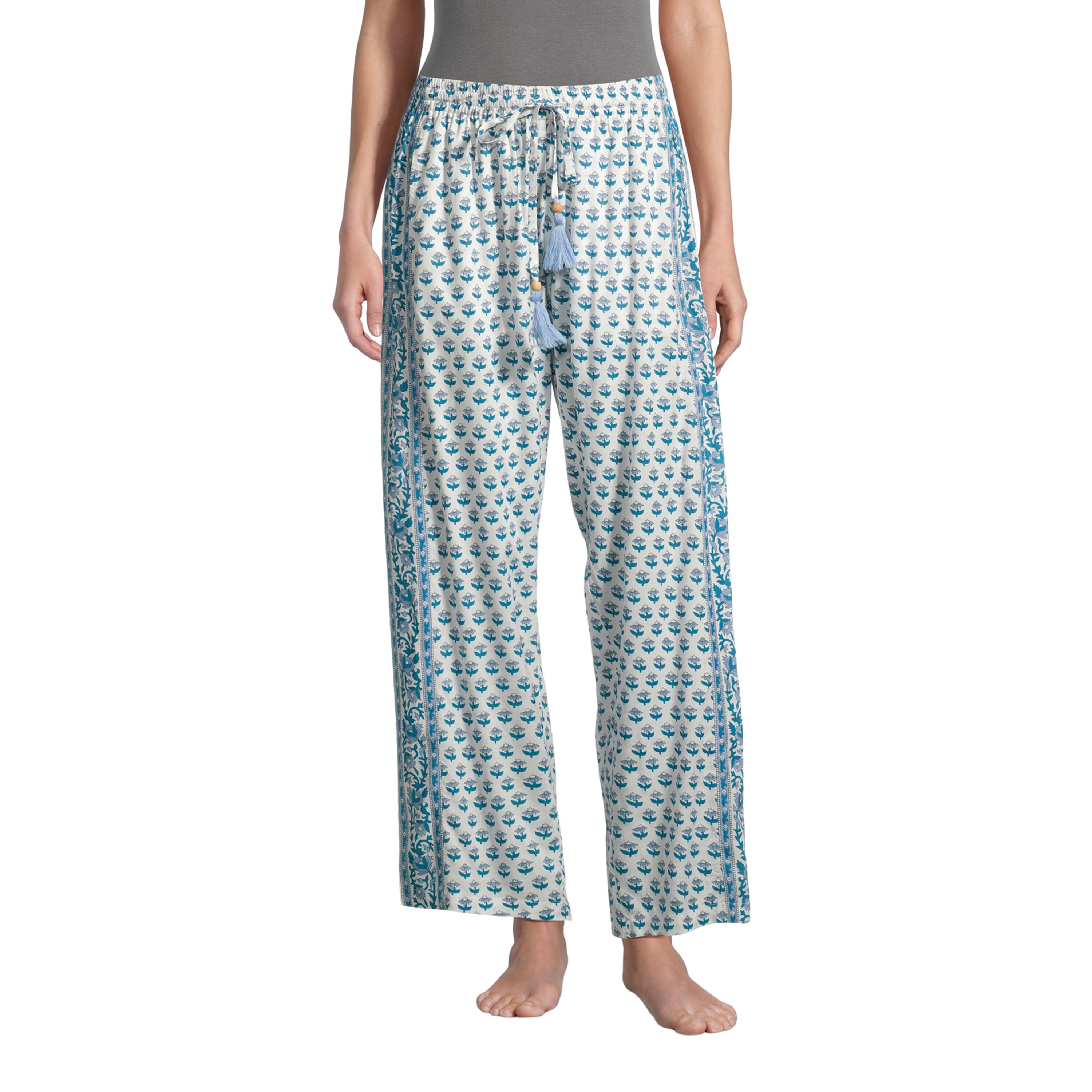 Blue And White Bhuti Floral Print Pajama Collection World Market