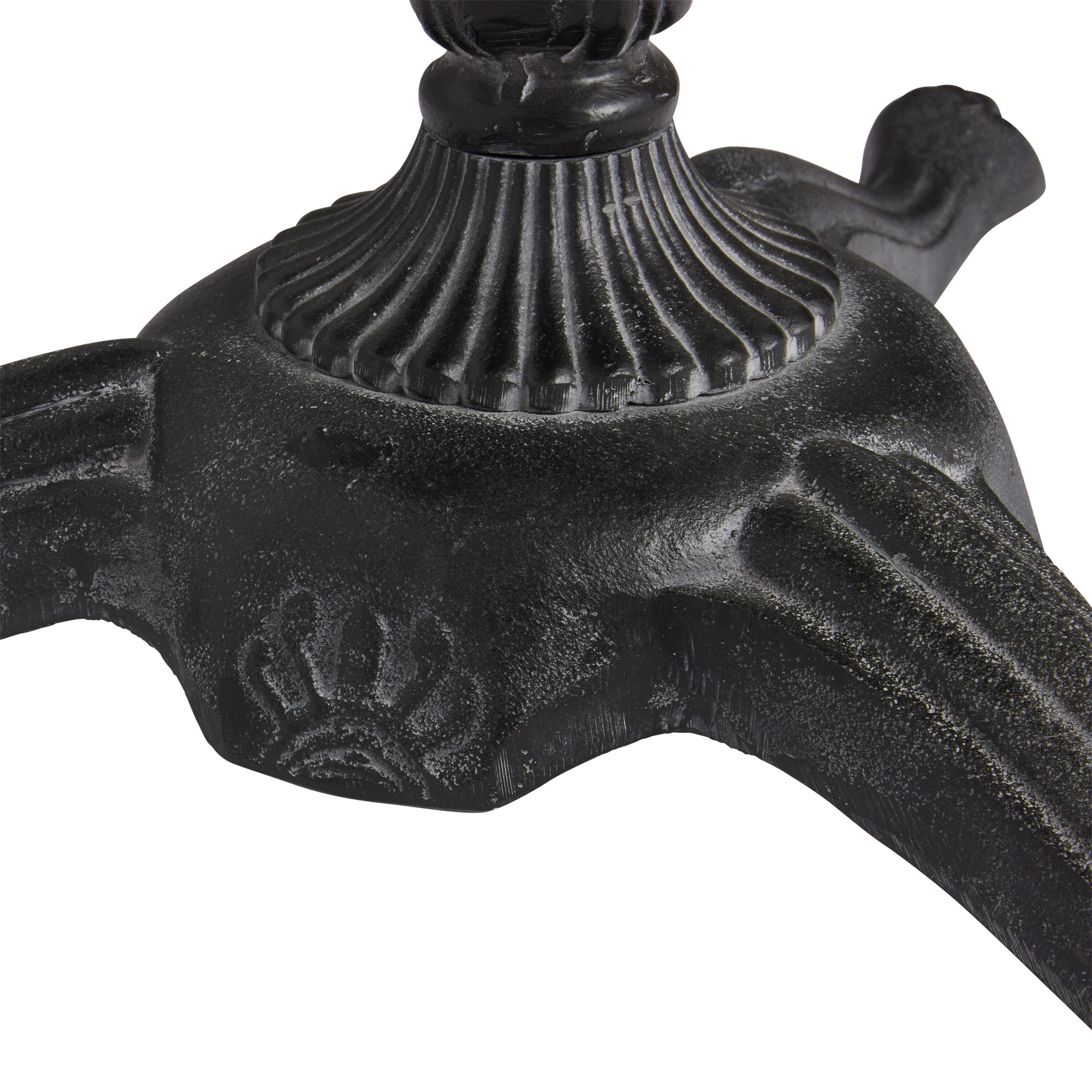 Jeanne Marble 3 Piece Bistro Set with Emeline Black Chairs image number 3