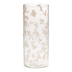 Glass Dried Flower Inlay Vase