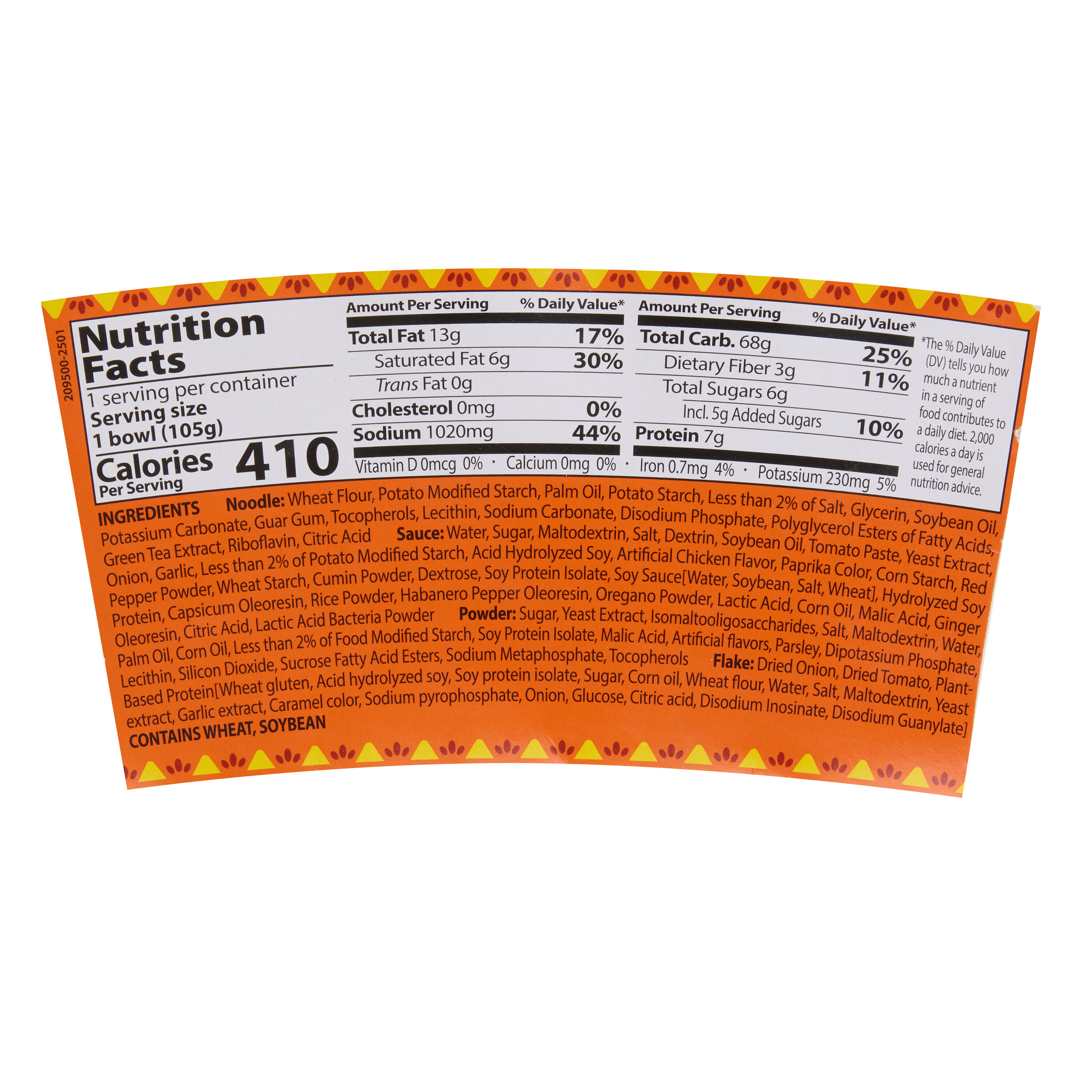 Samyang Buldak Taco Hot Chicken Ramen Bowl Set of 2