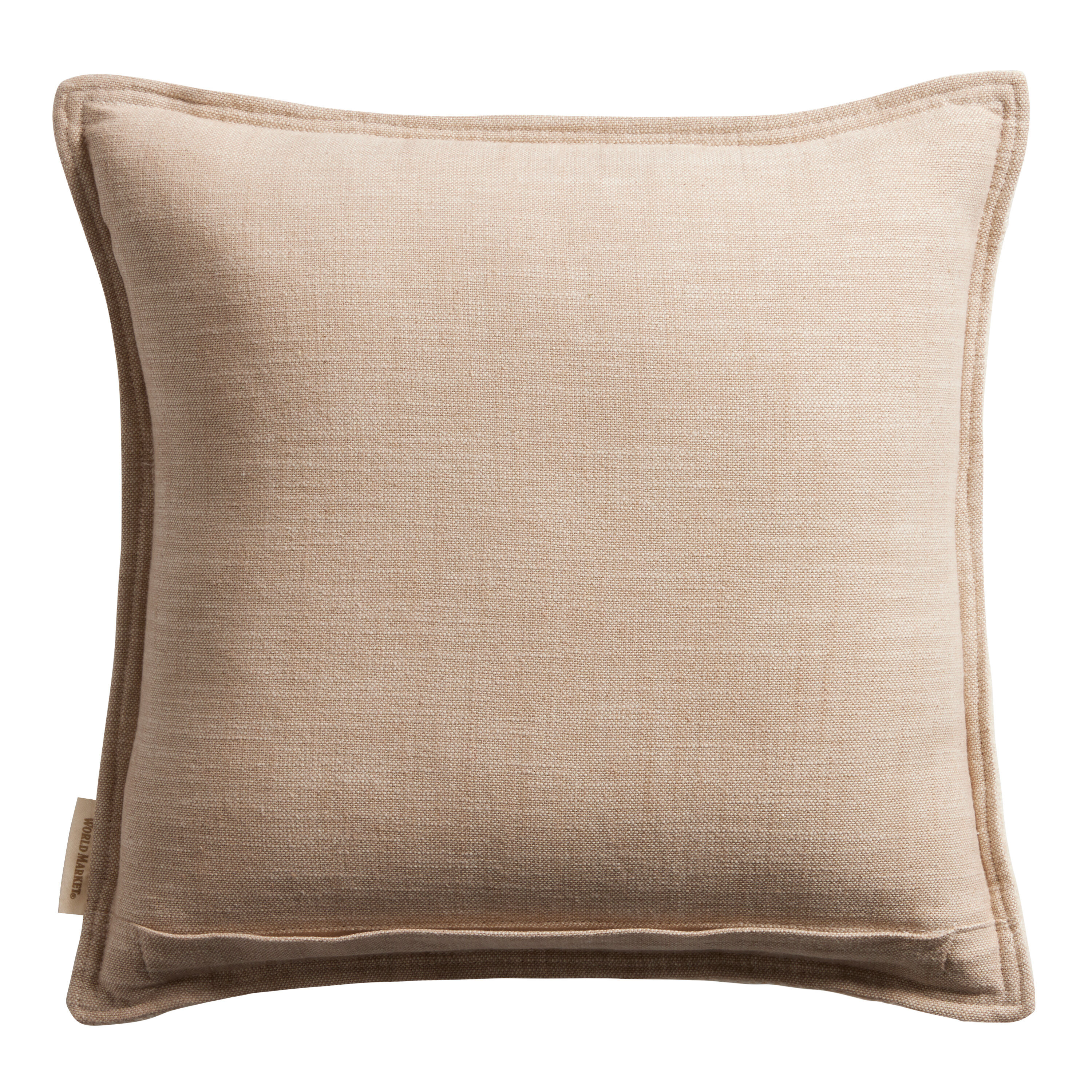 Ivory And Red Embroidered Folklore Santa Throw Pillow World Market