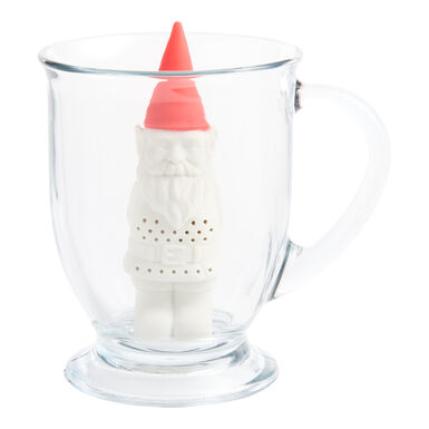 Fred Gnome Brew Red Silicone Tea Infuser Fred Gnome Brew Red Silicone Tea Infuser