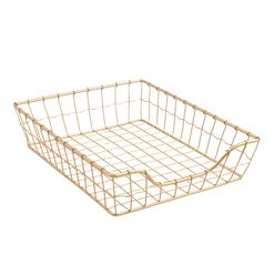 Antonia Gold Wire Paper Tray
