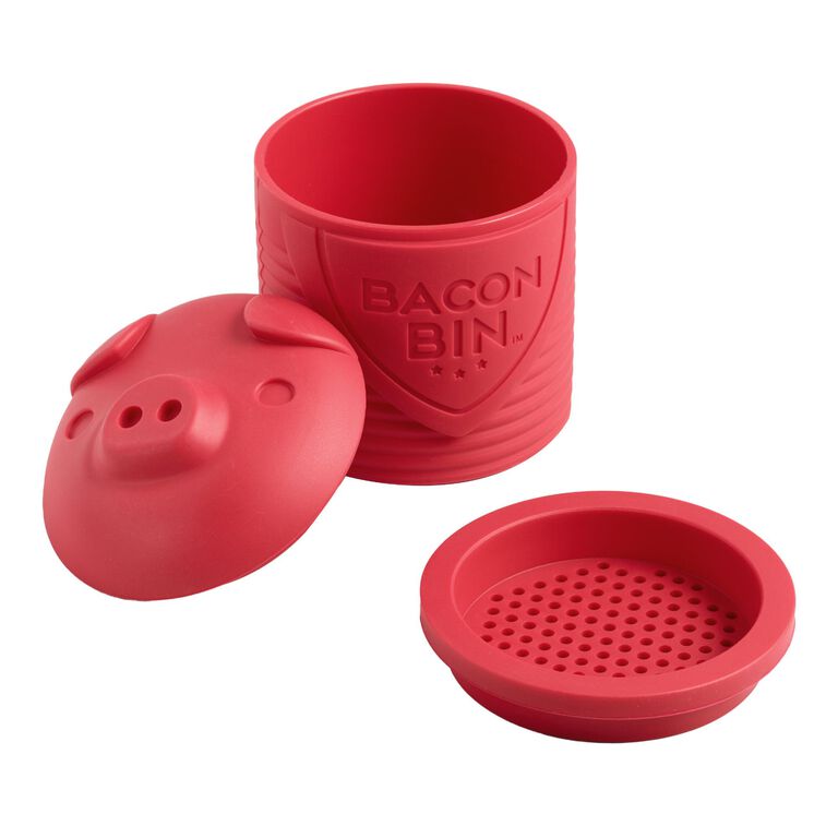 Kitchen HQ Silicone Bacon Grease Container Open Box