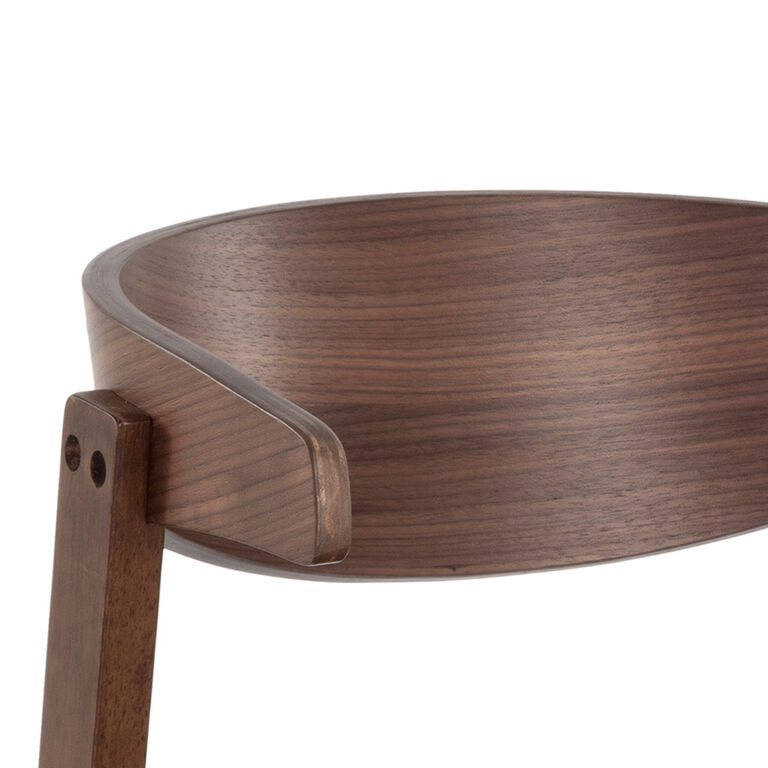 Luella Wood Curved Back Counter Stool image number 6