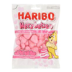 Haribo Sweet Cherry Heart Quake Chewy Candy Set of 2