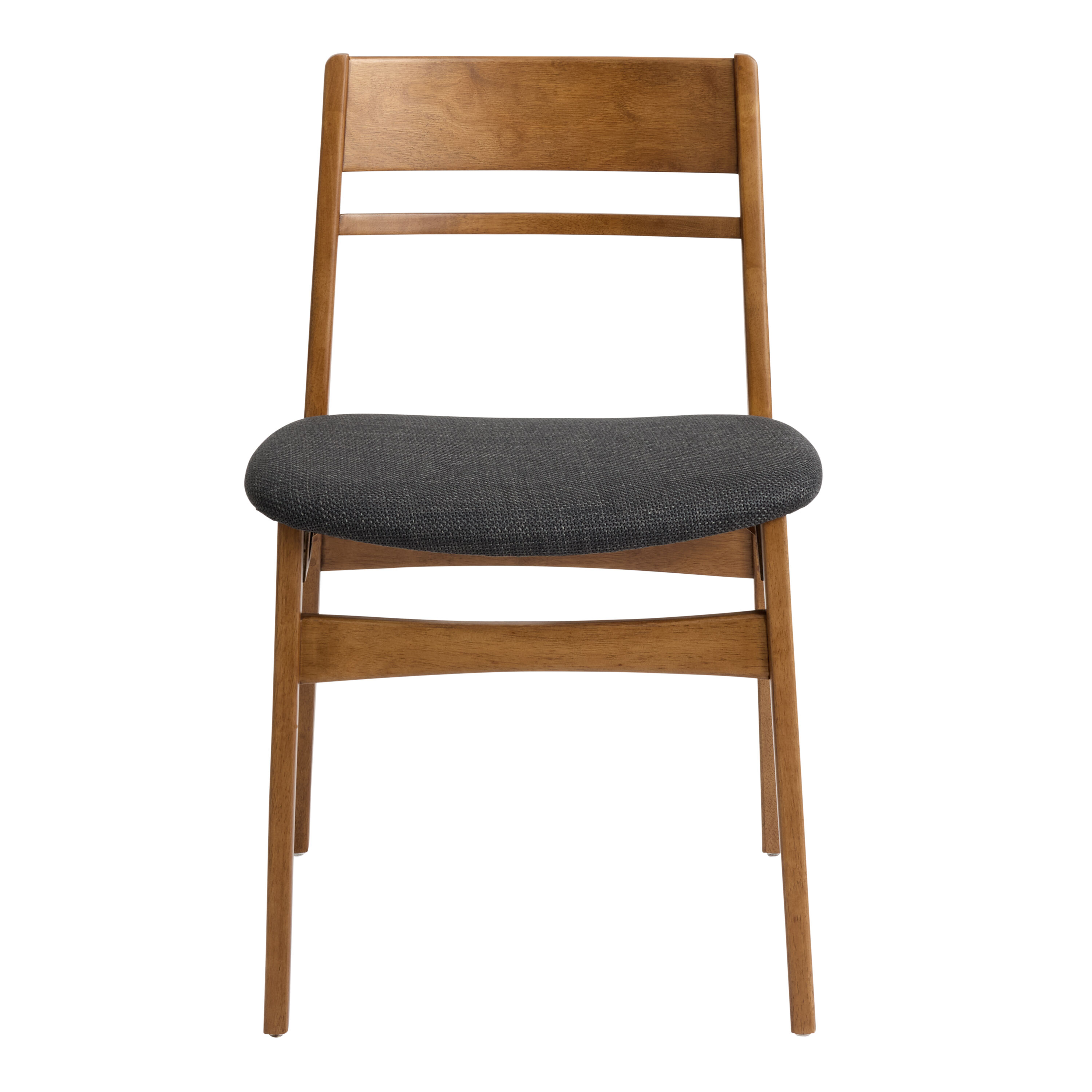 Handler Wood Mid Century Upholstered Dining Chair Set of 2 image number 1