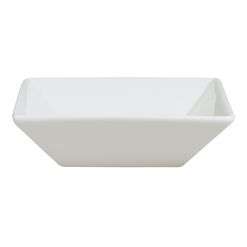 Mini Square White Porcelain Tasting Plate Set Of 4