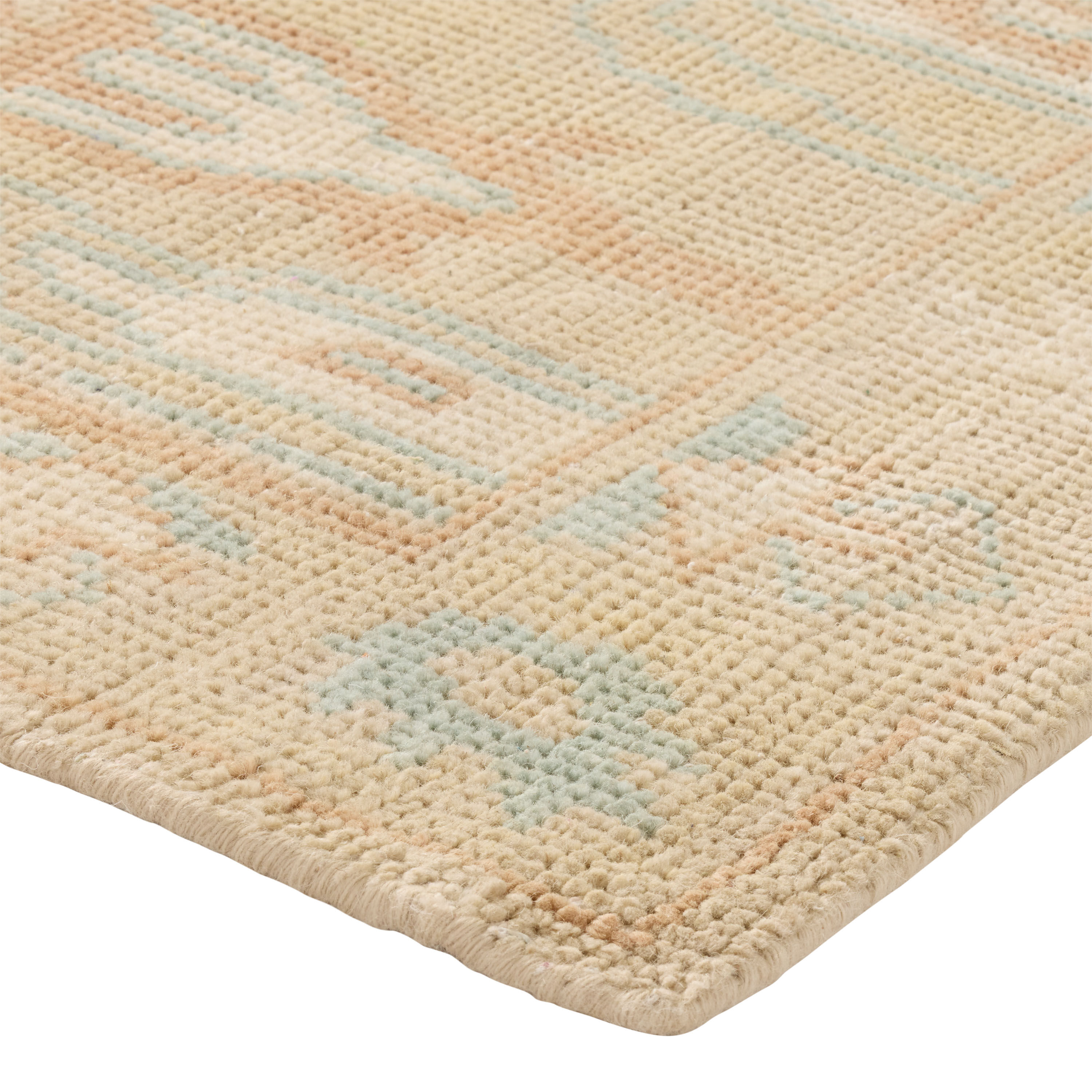 Sita Orange Hand Knotted Wool Traditional Style Floor Runner image number 2