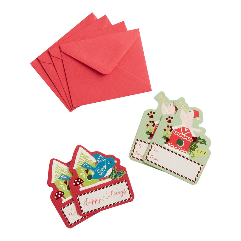 Birdhouse Holiday Gift Card Holders 4 Pack - World Market
