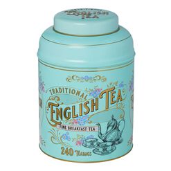 New English Teas Vintage English Breakfast Tea Tin 240 Count