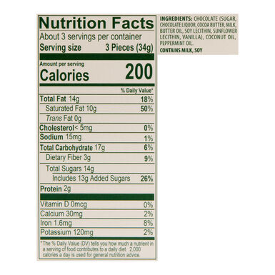 Harry & David Milk and Dark Chocolate Mini Mints Box Harry & David Milk and Dark Chocolate Mini Mints Box