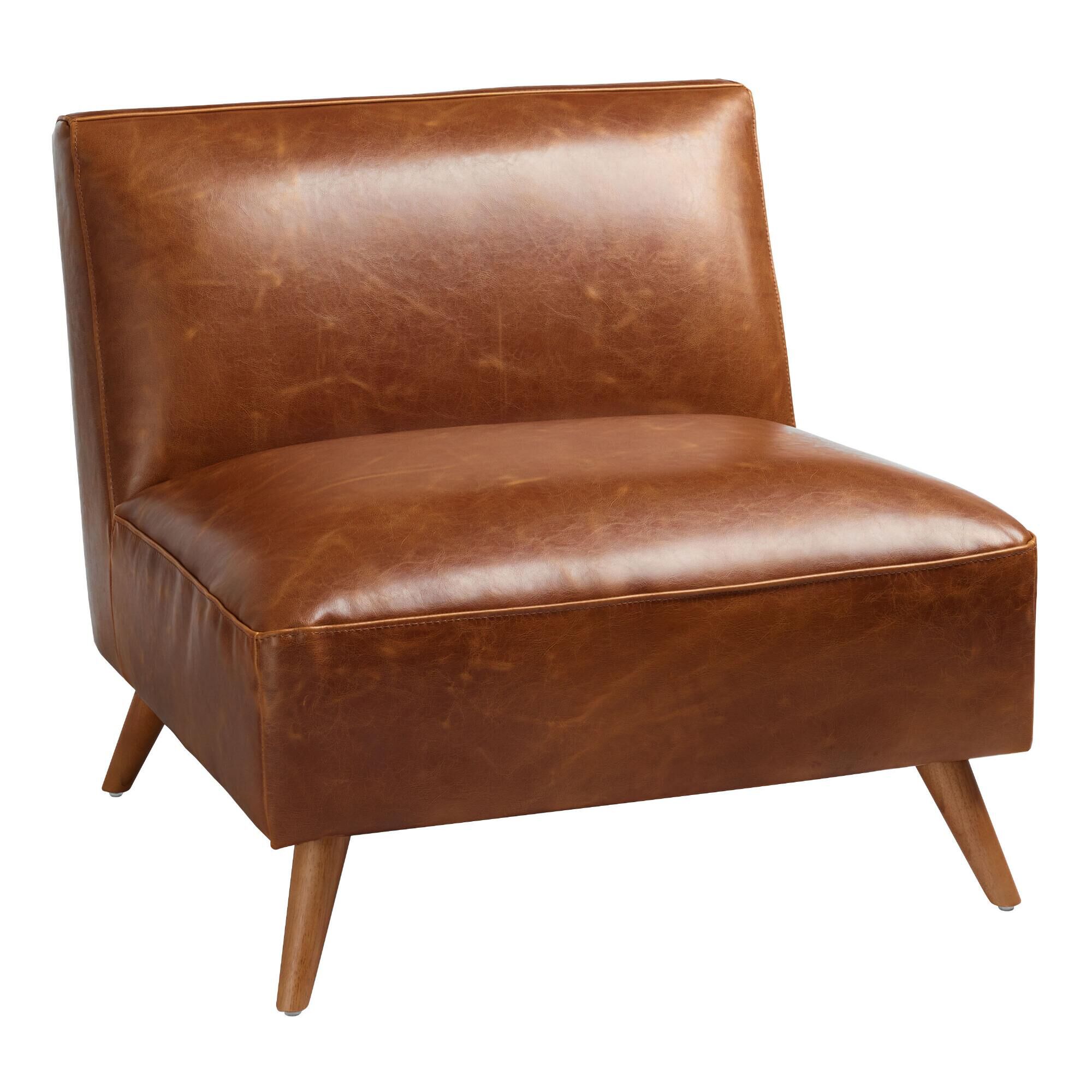 Cognac mid 2025 century chair